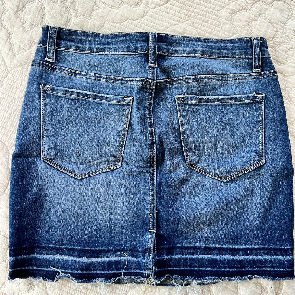 Rancan Denim Mini Skirt | Size 7/27